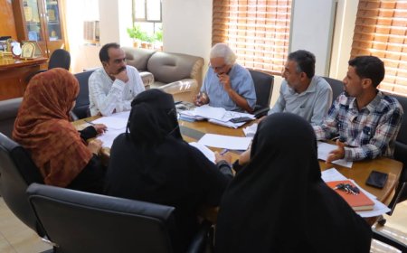 مدير عام خورمكسر يناقش مصفوفة مشاريع البرنامج الاستثماري لعام 202‪5