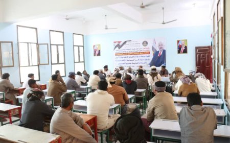 فريق التواصل وتعزيز الوعي السياسي يعقد لقاء موسعاً مع شخصيات خصوين الاجتماعية والسياسية والشبابية