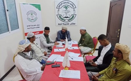 اللجنة التحضيرية تناقش الاستعدادات لإحياء ذكرى الهبة الحضرمية واليوم الوطني بحضرموت