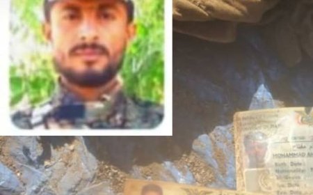 تعز: العثور على بقايا رفات مقاتل حوثي في المخأ شيعته المليشيات قبل سنوات