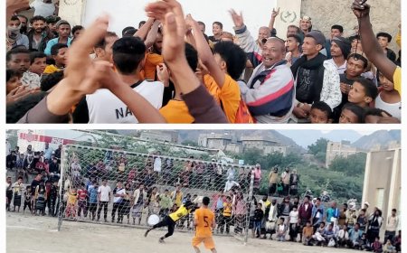 لحج.. أمل الفرشة يتوج بكأس البناء والتنمية بطور الباحة