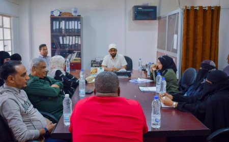عدن.. تنفيذي صيرة يناقش تقارير أداء عمل المكاتب التنفيذية خلال العام  