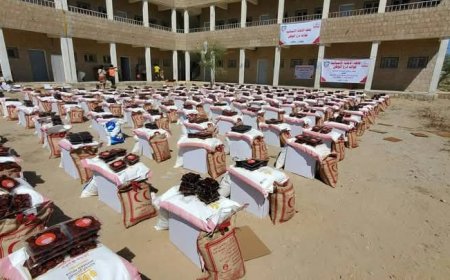 قوات درع الوطن تغيث المنطقة الوسطى بابين بسلال غذائية