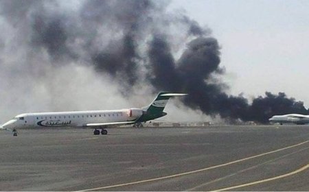 استئناف العمل في مطار صنعاء الدولي 