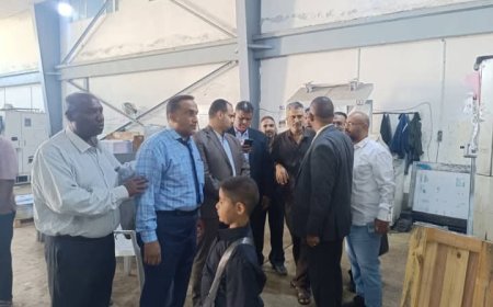 السقاف يتفقد أعمال الجرد السنوي بفرع المؤسسة العامة لمطابع الكتاب المدرسي بحضرموت