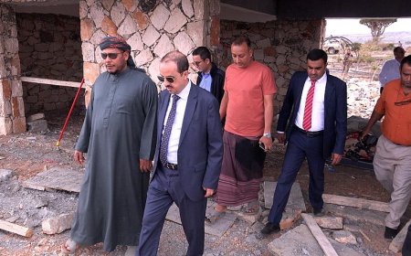 الإرياني والثقلي يزوران مخيم جعللهن السياحي بمحمية ديكسم