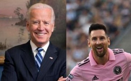 ميسي يتجاهل تكريم بايدن.. والسبب غير متوقع!