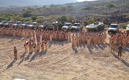 محور أبين يدشن العام التدريبي والعملياتي والقتالي 2025‪