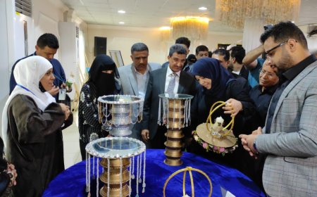 خلال تدشين معرض التحف الحرفية ورسومات معبرة عن السلام.. نجوى فضل: ذوو الإعاقة لديهم طاقات إبداعية بحاجة للدعم والتشجيع 