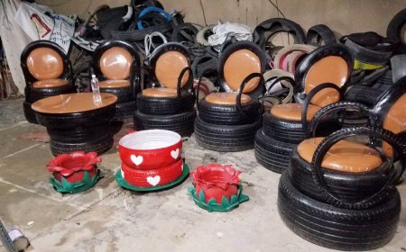 سفيان نعمان.. فنان يحارب التلوث بالإبداع والتدوير(تقرير)