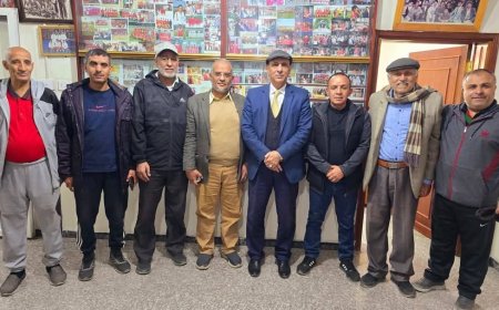 العلفي واليريمي يلتقيان شقيق عضو مجلس الشرف الأعلى حسن علي الكاهلي