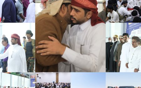 المهرة.. استقبال شعبي مهيب لرئيس اتحاد شباب الغد لدى عودته من الخارج بعد زيارة عمل مثمرة