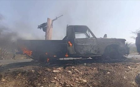 استهداف طقم تابع للواء الثاني دعم وإسناد في مودية