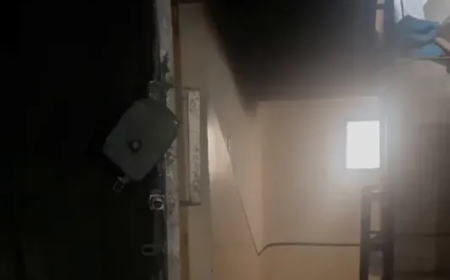 حريق يلتهم (10) من أسرة يمنية في السعودية (فيديو)