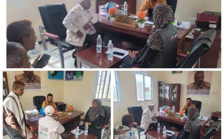 مدير عام مديرية الملاح يبحث مع فريق من منظمة "ADRA" سبل تعزيز الزراعة