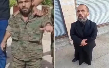 سلاحه أطول منه.. أقصر (شبيح) قاتل مع بشار الأسد