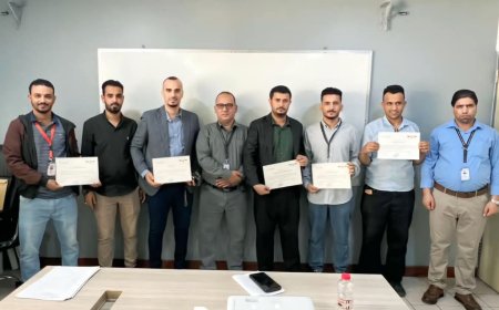 اختتام خامس دورات المعدات الأمنية "الجانب العملي" في مجال أمن الطيران بمطار عدن الدولي