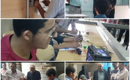 في اطار زياراته الميدانية للمعاهد التقنية والمهنية بالعاصمة عدن،الشكلية،، يزور المعهدالوطني للتقنيين والمدربين دارسعد والمعهدالمهني الصناعي المنصوره