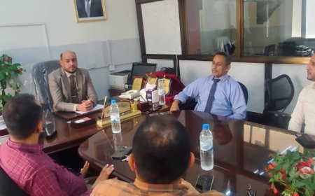 الحاسوب بجامعة عدن تبحث مجالات التعاون مع شركة يمن سوفت