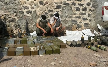 حملة أمنية مشتركة في المضاربة ورأس العارة تحبط تهريب أسلحة