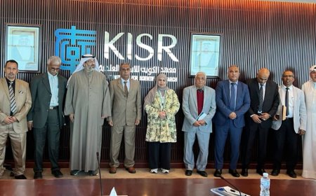 وفد جامعة عدن يزور معهد الكويت للأبحاث العلمية