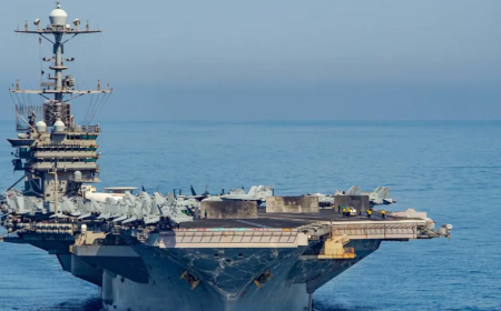 للمرة السادسة.. الحوثيون يستهدفون حاملة الطائرات الأمريكية (ترومان) في البحر الأحمر