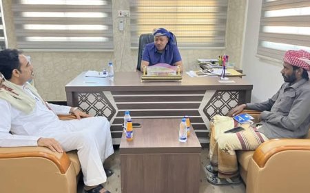 ‏نائب رئيس تنفيذية المهرة يزور مكتب الخدمة المدنية بالمحافظة