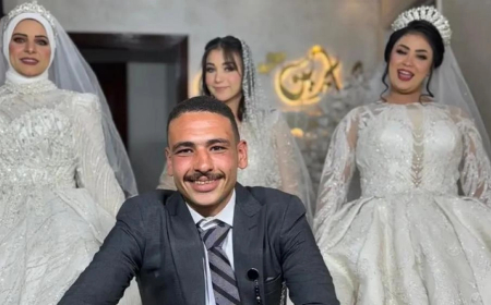 مفاجأة صادمة من العريس المصري الذي تزوج (3) في يوم