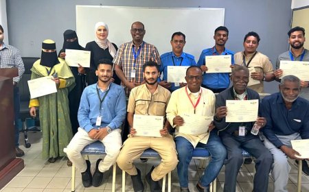 اختتام دورة في الوعي الأمني لموظفي مطار عدن الدولي 