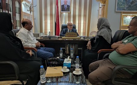 الوزير الأغبري يبحث مع منظمة برجهوف الألمانية مشاريع الأمن والسلام
