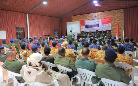 تدشين الحملة الوطنية التوجيهية التعبوية لرجال الأمن والشرطة في المهرة