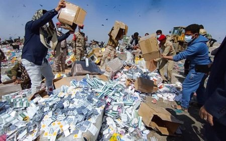 اتلاف51 صنفاً من الادوية المهربة في تعز