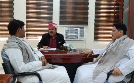 اليزيدي يلتقي بالحاف وباكريت بمكتبه بالعاصمة عدن