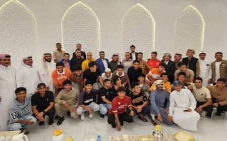 الشيخ عبدالله الحجاجي.. يستضيف بعثة منتخبنا الوطني للشباب في الدوحة.