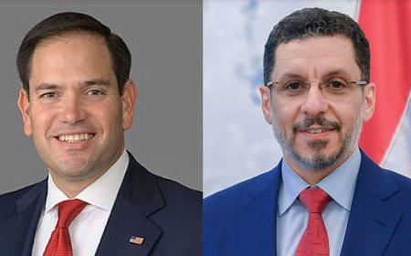 رئيس الوزراء يتلقى اتصالاً هاتفياً من وزير الخارجية الامريكي