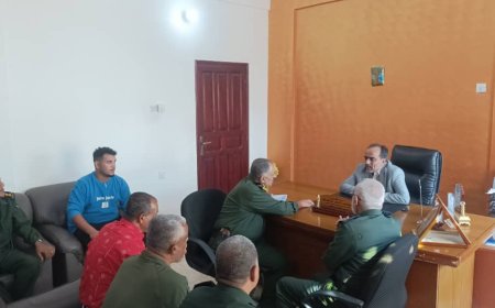 الزهري يشرف على عملية الاستلام والتسليم لمدير الأحوال المدنية خورمكسر