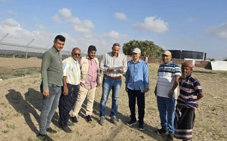 باخبيرة يطلع على سير الأعمال في مشروع تعزيز الأمن المائي بالطاقة المتجددة بعدن
