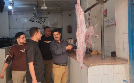 حملة تفتيش على المطاعم والملاحم في المعلا