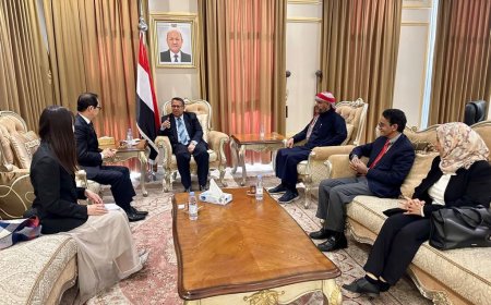 رئيس مجلس الشورى يستقبل السفير الياباني لدى اليمن