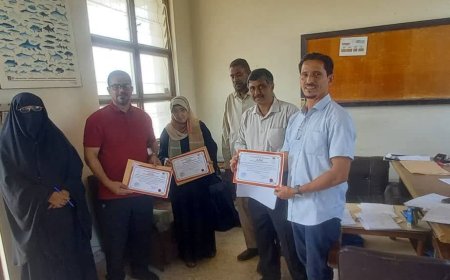 المعهدالتقني البحري يحتفي برؤساء الاقسام وبالمدرسين