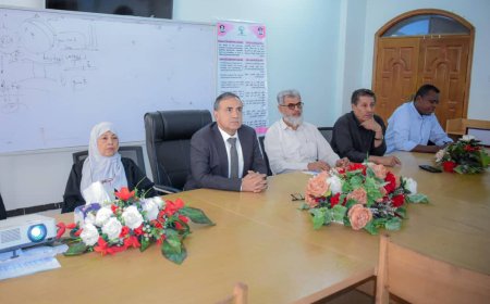 كلية الصيدلة بجامعة عدن تنظم ورشة عمل لتطوير المقررات الدراسية لبرنامج البكالوريوس 