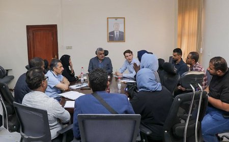 باصهيب يبحث مع منظمات دولية تنفيذ المشاريع الانسانية ودعم القطاع الصحي