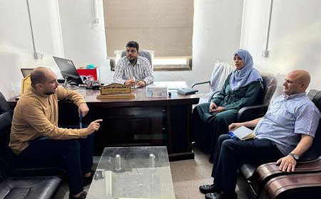 الوكيل الحيدري يناقش تدخلات اليونيسيف في مجال الحماية الصحية
