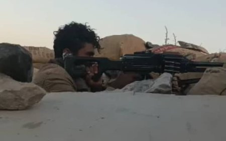 قوات اللواء الثاني محور سبأ تصد هجوم للميلشيا الحوثي في مرخة العليا