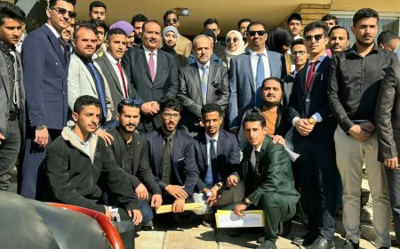 الوزير الوصابي يلتقي الطلبة الدارسين في العراق، ويناقش مع سفير بلادنا جهود تذليل الصعاب أمام الطلاب.