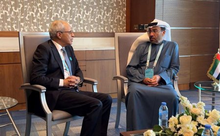 نائب وزير الخارجية يبحث مع وزير الدولة الإماراتي العلاقات الثنائية بين البلدين