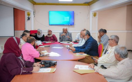 برئاسة الدكتور التميمي،، مجلس كلية الطب بجامعة عدن يعقد اجتماعه الدوري لشهري يناير وفبراير 