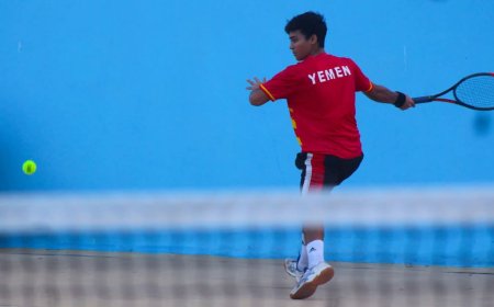 عزيز عادل ومحمد مكي يبلغان نهائي بطولة الفقيد جواد جرجرة العاشرة لنادي التنس العدني