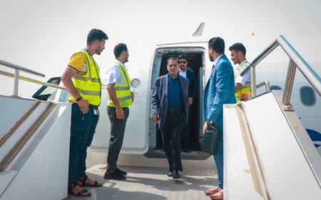 وصول اللواء البحسني إلى المكلا