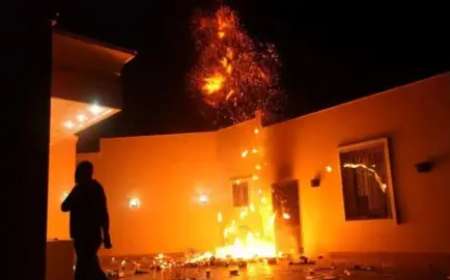 حرائق تجتاح غرب ليبيا والاهالي يتهمون " الجن " .. ( فيديوهات)